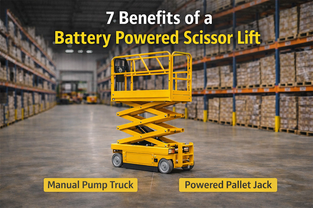 7 Benefits of a Battery Powered Scissor Lift