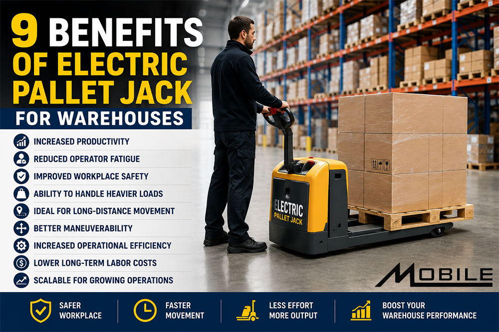 9 Benefits of Electric Pallet Jack for Warehouses