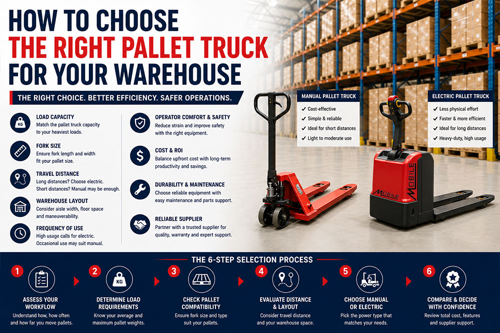 How to Choose the Right Pallet Truck for Your Warehouse
