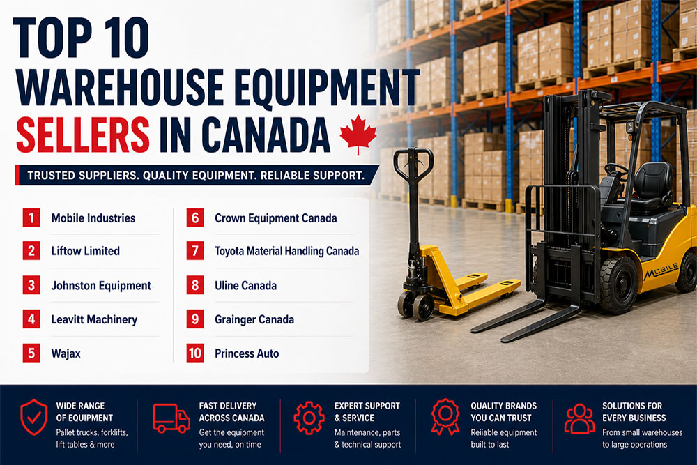 Top 10 Warehouse Equipment Sellers in Canada