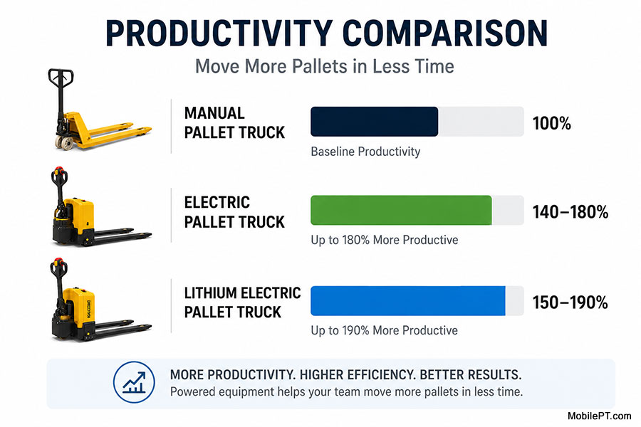 Pallet Trucks Productivity Comparison
