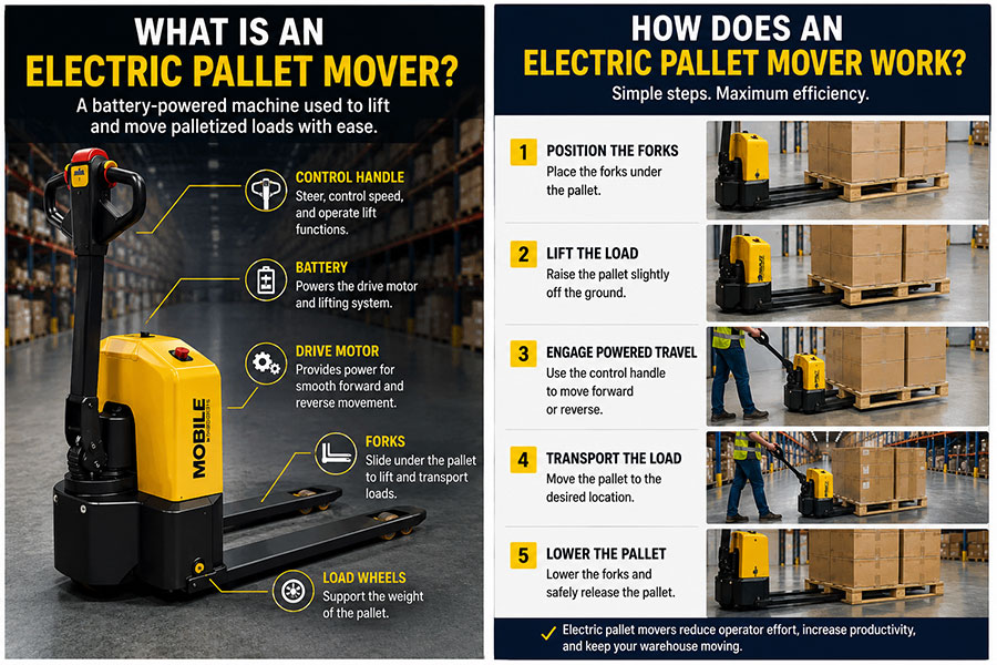 What Is an Electric Pallet Mover and How Does It Work?
