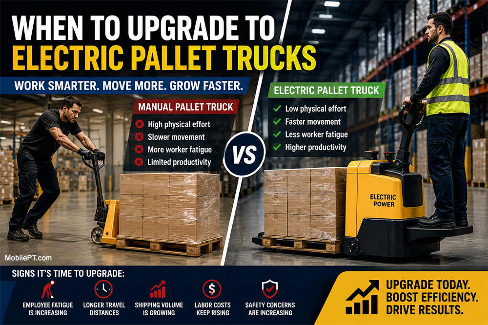 When To Upgrade To Electric Pallet Trucks