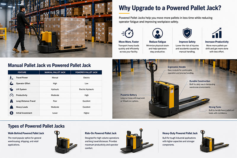 Why Upgrade a Powered Pallet Jack