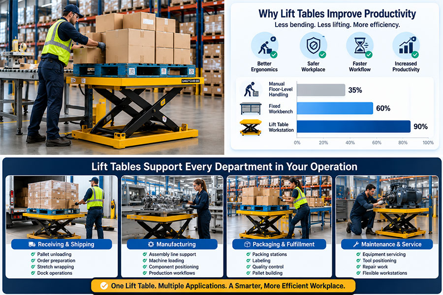 Why Lift Tables Improve Productivity