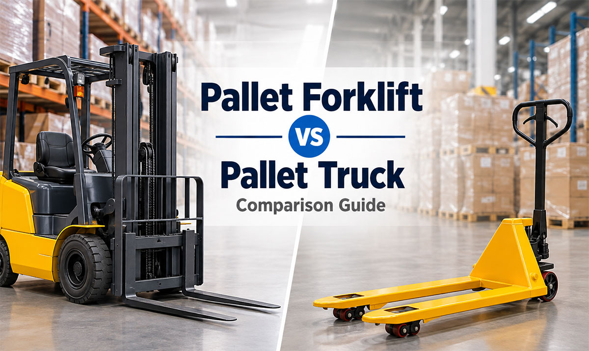 Pallet Forklift vs Pallet Truck: Comparison Guide